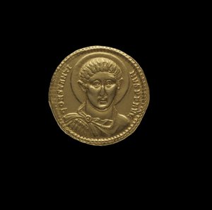 来自Ticinum的罗马帝国硬币，公元316年（金）